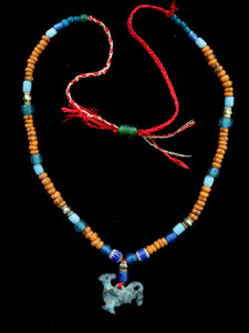 43 Dong Son pendant with other ancient beads necklace.
