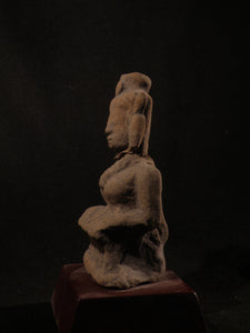 TC 267 Majapahit terracotta sitting figure of a woman